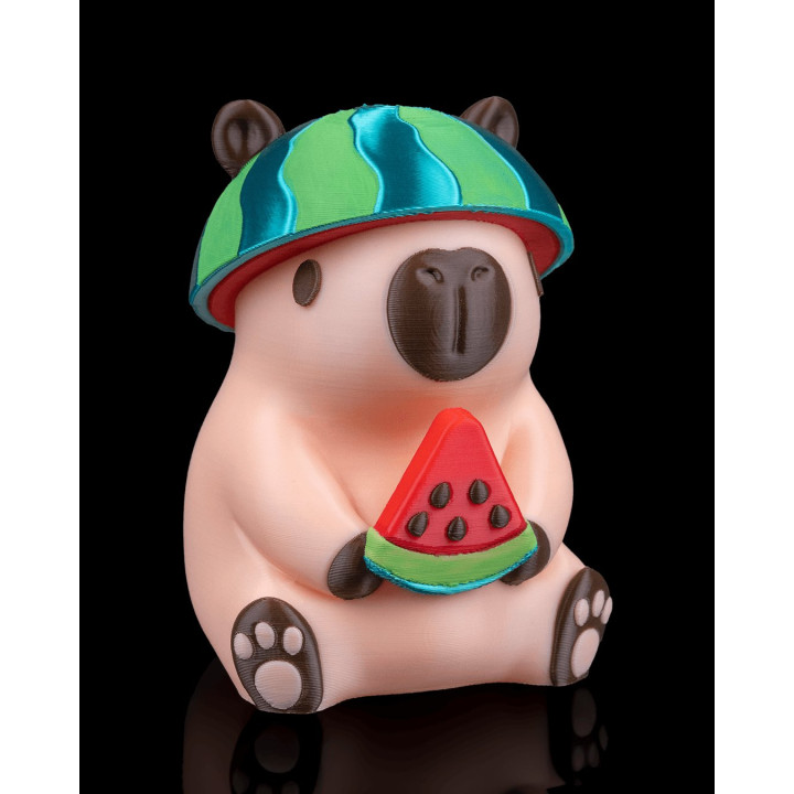 Capymelon – Figurine Capybara Pastèque