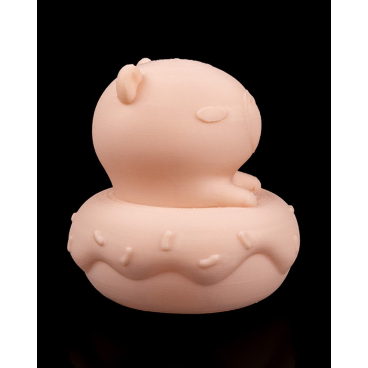 Donut Disturb – Figurine Capybara Sur Donut