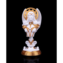 Buste Reine Angélique – Figurine Décorative Blanc & Or