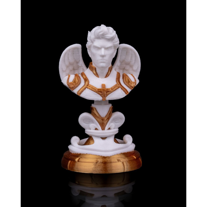 Pion Angélique – Buste D'Ange Guerrier Miniature Décoratif
