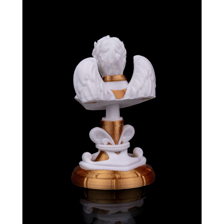Pion Angélique – Buste D'Ange Guerrier Miniature Décoratif