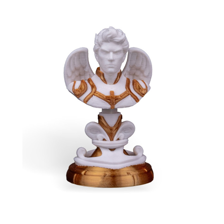 Pion Angélique – Buste D'Ange Guerrier Miniature Décoratif