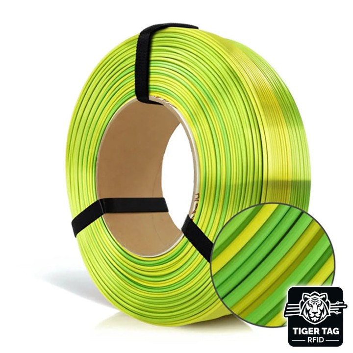 Rosa3D - PLA Rainbow - Arc-en-ciel Jungle (Multicolour Silk Jungle) - 