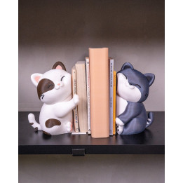 Serre-Livres Chats Câlins – Duo De Chatons Mignons Pour Bibliothèque