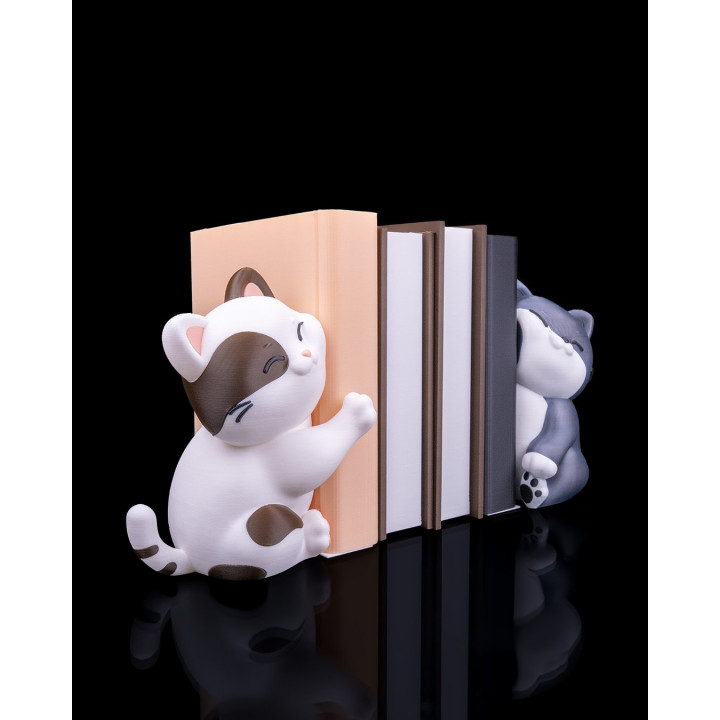 Serre-Livres Chats Câlins – Duo De Chatons Mignons Pour Bibliothèque