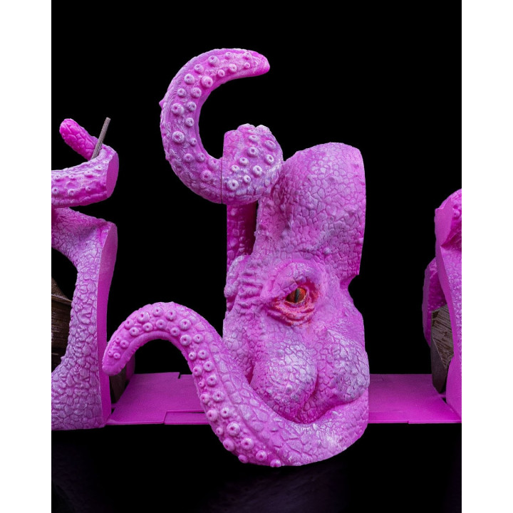 Serre-Livres Kraken – Le Monstre Des Mers Envahit Votre Bibliothèque