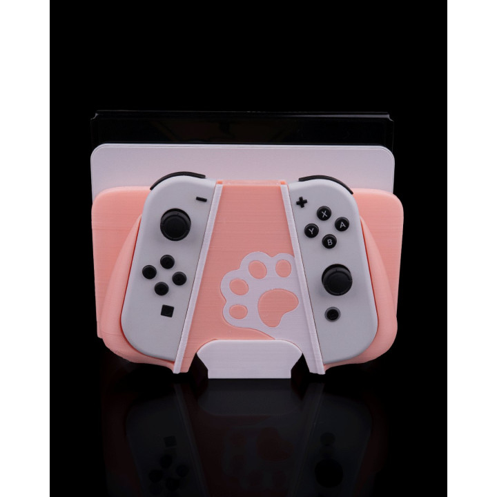 Kitty Loaf Dock – Support Nintendo Switch & Range-Manettes Chat Kawaii