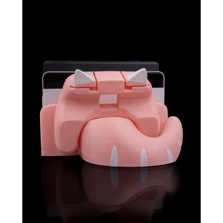 Kitty Loaf Dock – Support Nintendo Switch & Range-Manettes Chat Kawaii