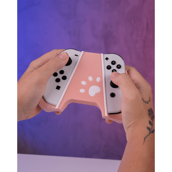 Grip Manette Nintendo Switch – Motif Patte De Chat Pawprint
