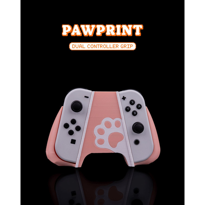 Grip Manette Nintendo Switch – Motif Patte De Chat Pawprint