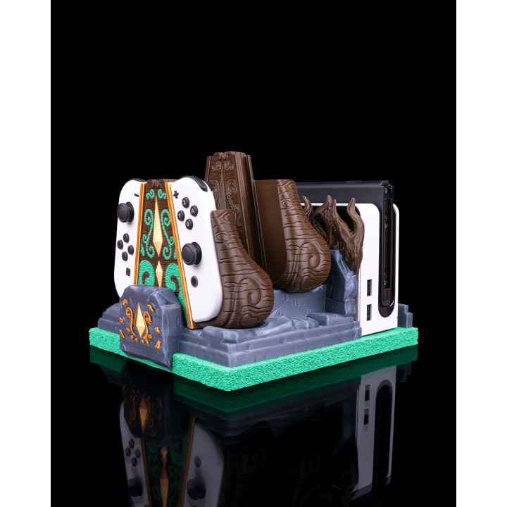 Support Nintendo Switch Sanctuaire Forestier – Dock Cover & Porte-Manettes