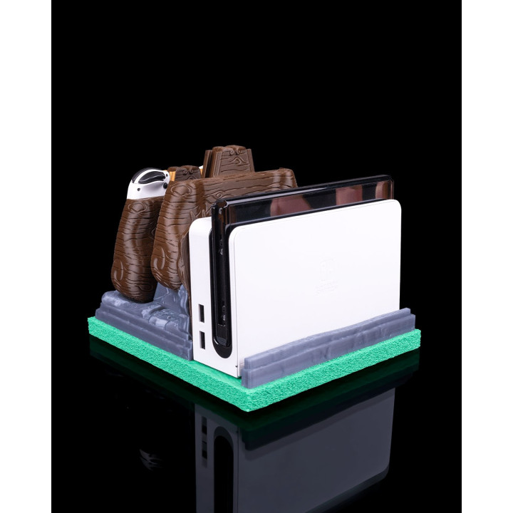 Support Nintendo Switch Sanctuaire Forestier – Dock Cover & Porte-Manettes