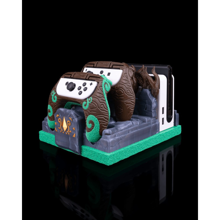 Support Nintendo Switch Sanctuaire Forestier – Dock Cover & Porte-Manettes