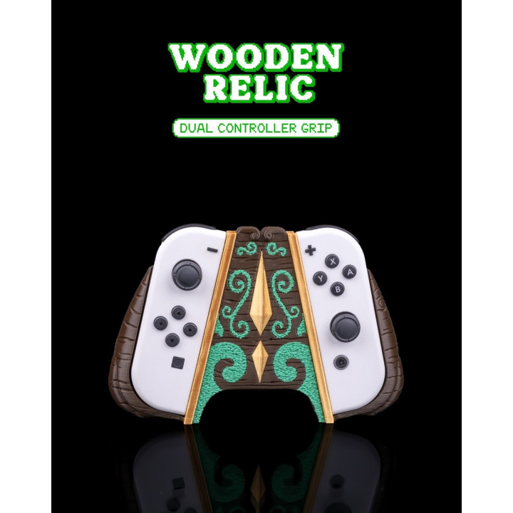 Wooden Relic – Grip Dual Joy-Con Nintendo Switch | Relique D'Aventure