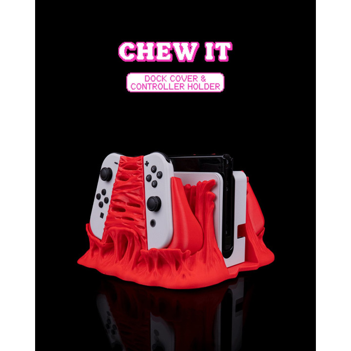 Chew It – Dock Cover & Porte-Manettes Nintendo Switch / Switch Oled