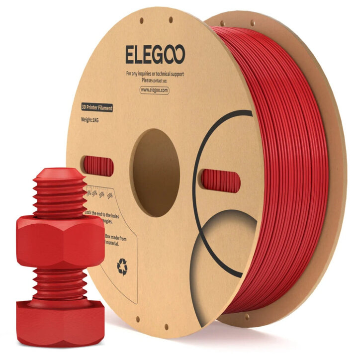 Elegoo - ABS - Rouge - 1,75 mm - 1 kg | Maison Drabiec