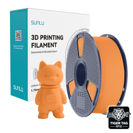 Sunlu - PLA Matte - Orange (Orange) - 1,75 mm - 1 kg avec RFID TigerTa