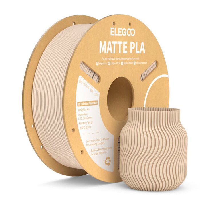 Elegoo - Mat PLA - Beige - 1,75 mm - 1 kg | Maison Drabiec