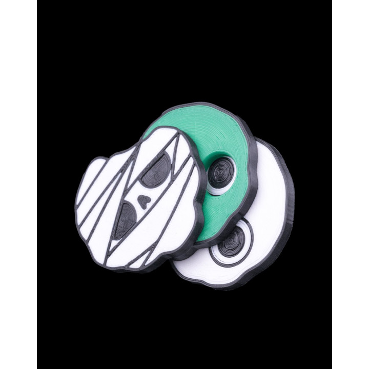 Monster Evolution – Fidget Magnétique Momie Zombie Squelette