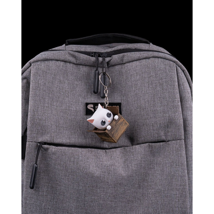 Chat Fidget Dans Sa Boîte – Porte-Clés & Figurine Anti-Stress
