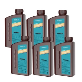 Sunlu - Résine Standard Plus - Noir (Solid Black) - 1 kg - Lot de 6