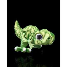 Allosaurus Flexi Dinosaure Articulé – Figurine Verte Brillante