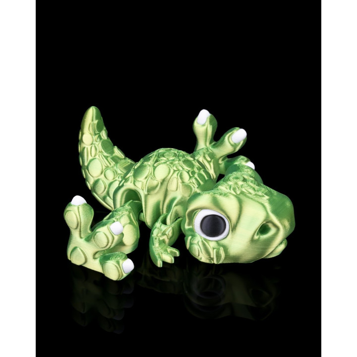 Allosaurus Flexi Dinosaure Articulé – Figurine Verte Brillante