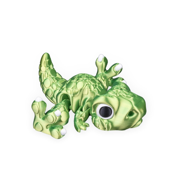 Allosaurus Flexi Dinosaure Articulé – Figurine Verte Brillante