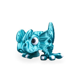 Dilophosaurus Flexi – Dinosaure Articulé Turquoise Nacré