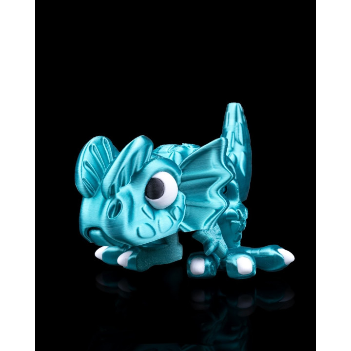 Dilophosaurus Flexi – Dinosaure Articulé Turquoise Nacré