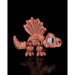 Dimétrodon Flexi Articulé – Figurine Préhistorique Cuivre