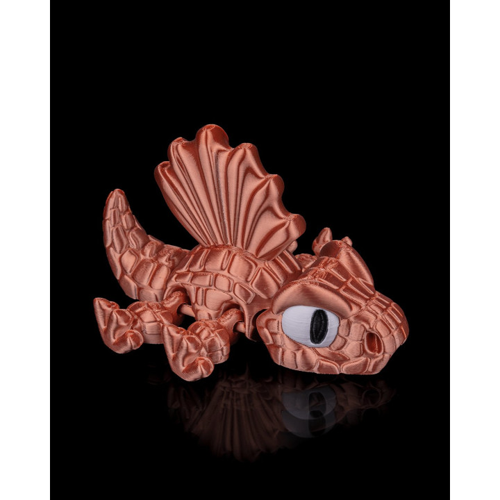 Dimétrodon Flexi Articulé – Figurine Préhistorique Cuivre