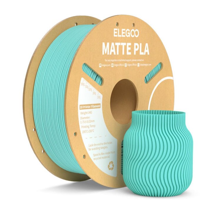 Elegoo - Mat PLA - Vert Sarcelle - 1,75 mm - 1 kg | Maison Drabie