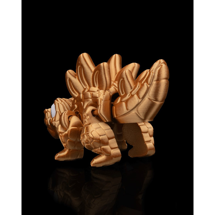 Stégosaure Flexi Articulé – Figurine Dinosaure Mignonne