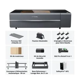 xTool - P2S 55 W - Pack Expert Laser CO2