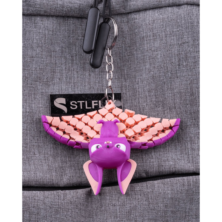 Beth La Chauve-Souris – Porte-Clés Articulé Kawaii