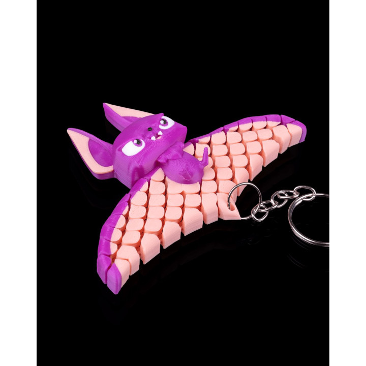 Beth La Chauve-Souris – Porte-Clés Articulé Kawaii