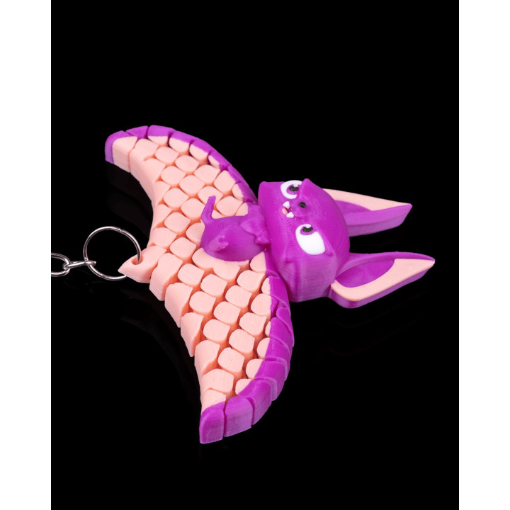 Beth La Chauve-Souris – Porte-Clés Articulé Kawaii
