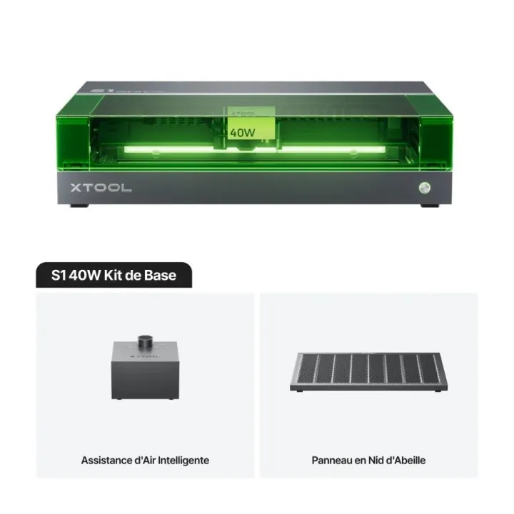 xTool - S1 40W - Kit de Base