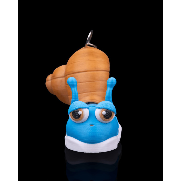 Abigail L'Escargot – Porte-Clés Figurine Articulée