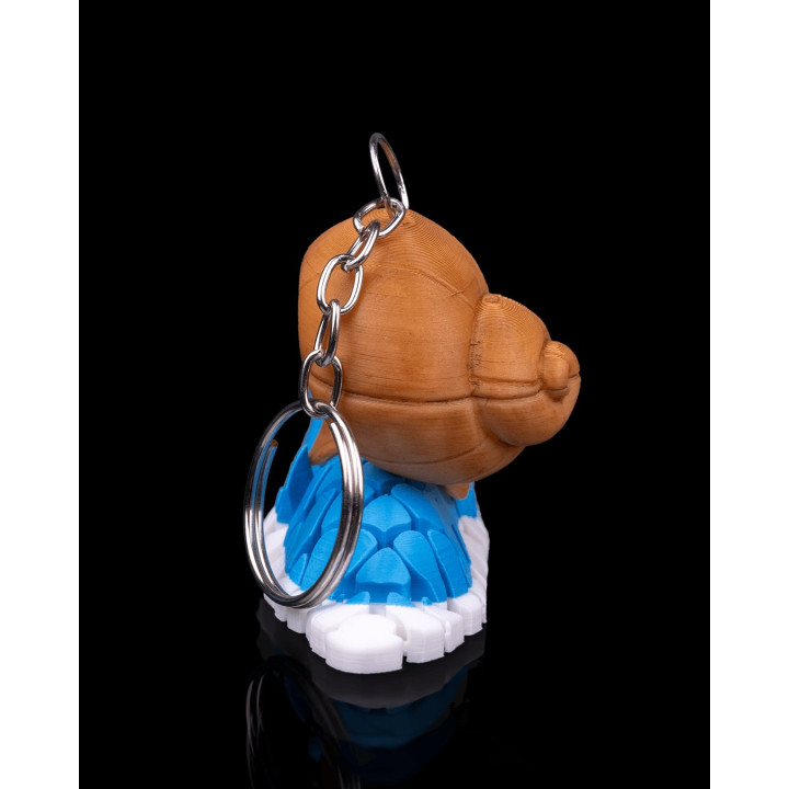 Abigail L'Escargot – Porte-Clés Figurine Articulée