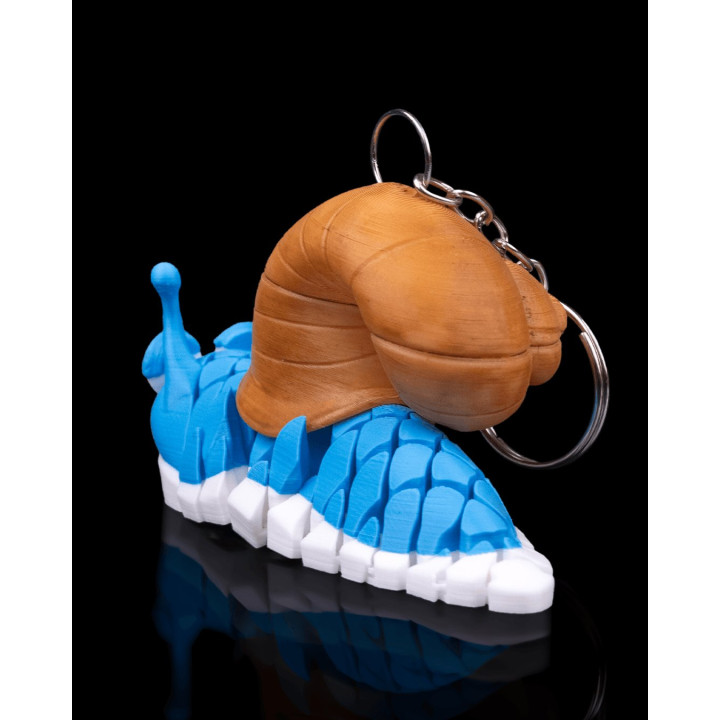 Abigail L'Escargot – Porte-Clés Figurine Articulée