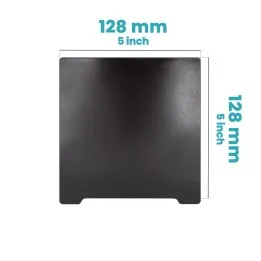 Ziflex - Base Magnétique High Temp 128 x 128 mm - Snapmaker