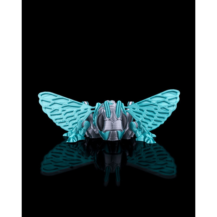 Sonicleaper – Cigale Robotique Articulée Bicolore