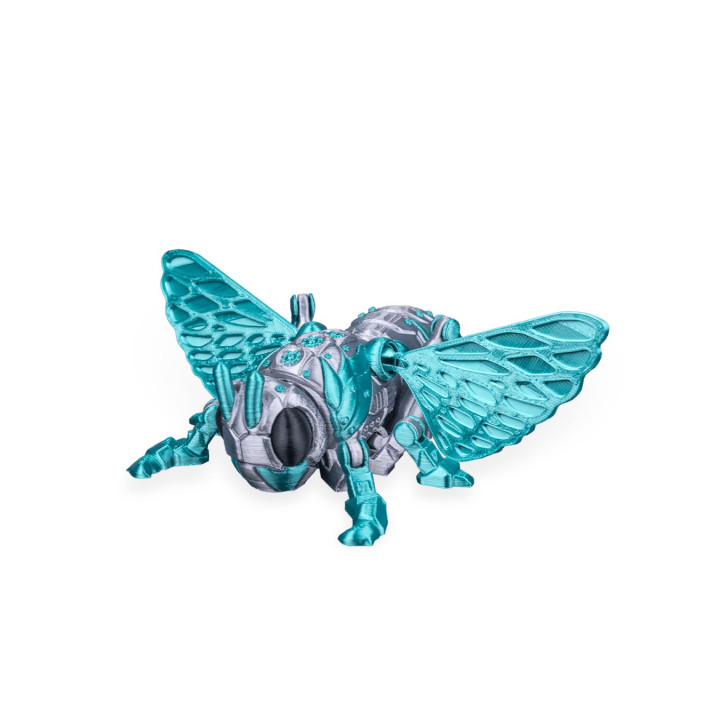 Sonicleaper – Cigale Robotique Articulée Bicolore