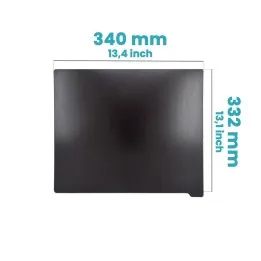 Ziflex - Base Magnétique High Temp 332 x 340 mm - Raise 3D