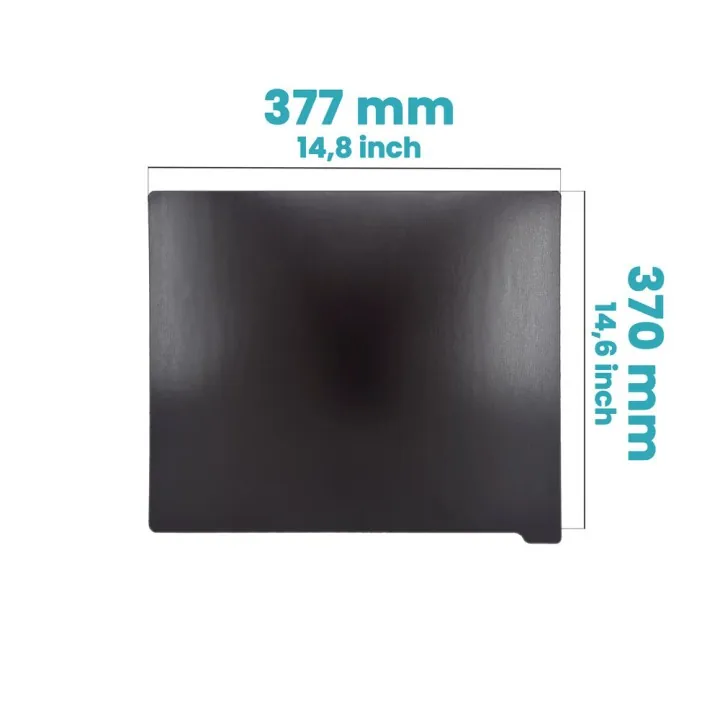 Ziflex - Base Magnétique High Temp 377 x 370 mm - Ender 5 plus