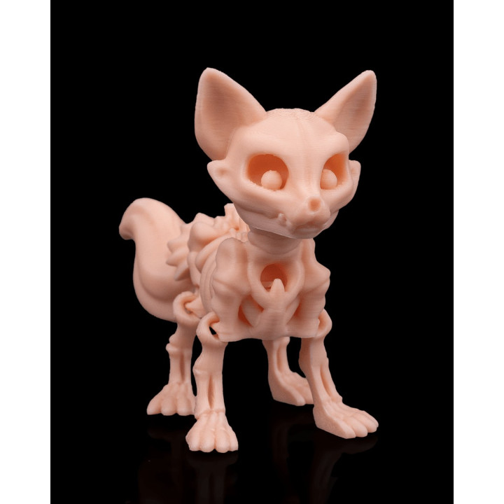 Renard Squelette – Figurine Décorative Originale | Made In Occitanie