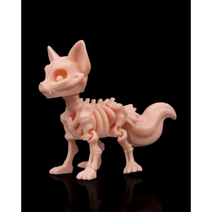 Renard Squelette – Figurine Décorative Originale | Made In Occitanie