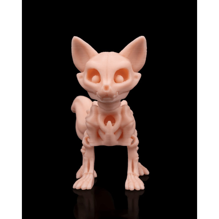 Renard Squelette – Figurine Décorative Originale | Made In Occitanie